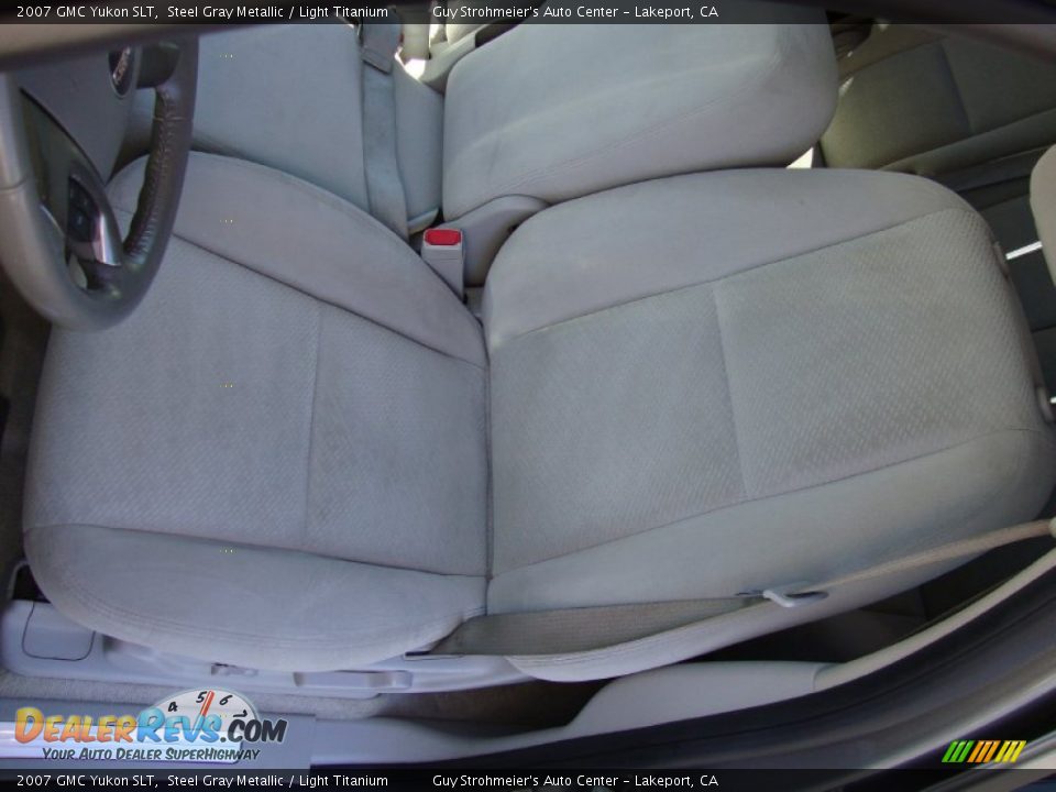 2007 GMC Yukon SLT Steel Gray Metallic / Light Titanium Photo #19
