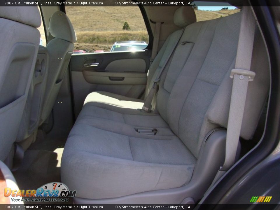 2007 GMC Yukon SLT Steel Gray Metallic / Light Titanium Photo #22