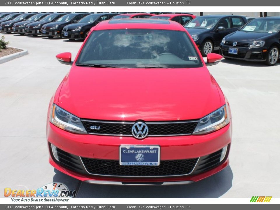 2013 Volkswagen Jetta GLI Autobahn Tornado Red / Titan Black Photo #2