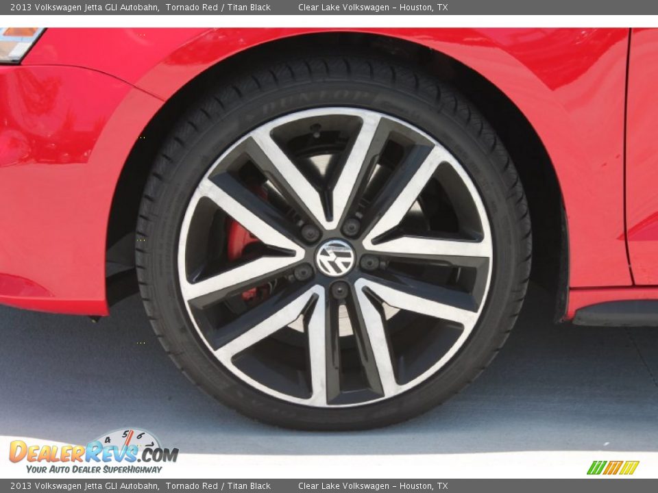 2013 Volkswagen Jetta GLI Autobahn Tornado Red / Titan Black Photo #4