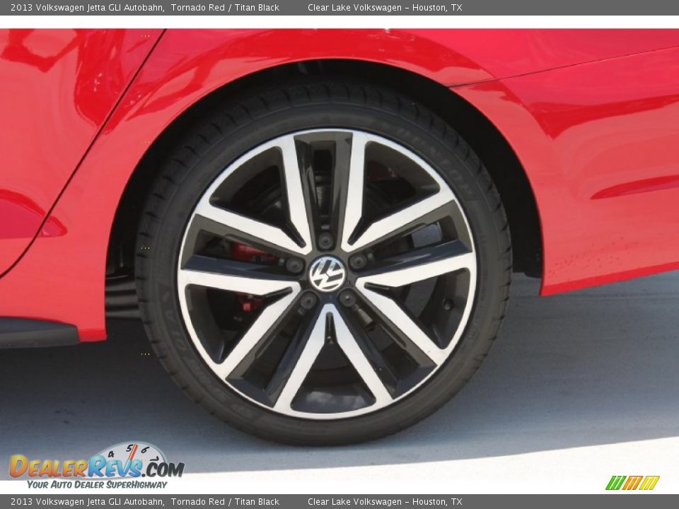 2013 Volkswagen Jetta GLI Autobahn Tornado Red / Titan Black Photo #6