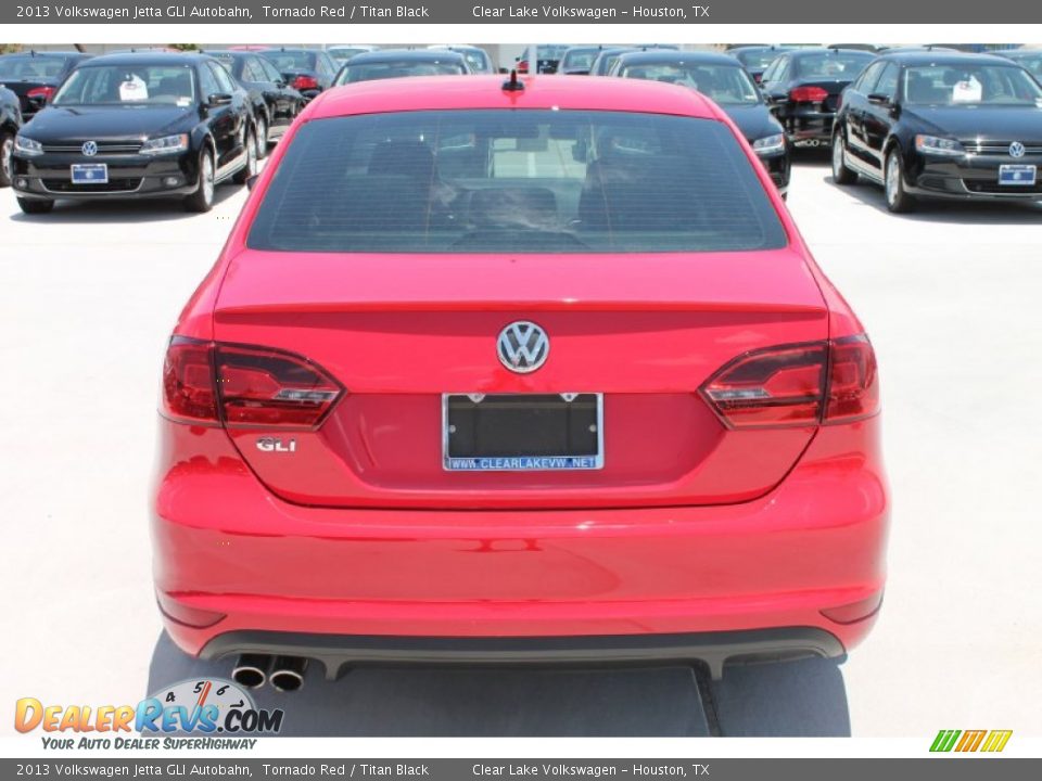 2013 Volkswagen Jetta GLI Autobahn Tornado Red / Titan Black Photo #8
