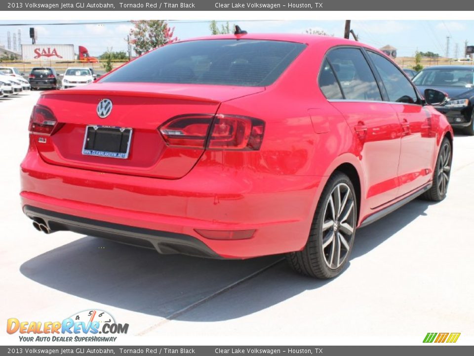 2013 Volkswagen Jetta GLI Autobahn Tornado Red / Titan Black Photo #9