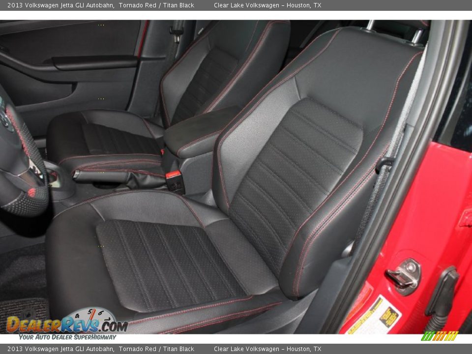 2013 Volkswagen Jetta GLI Autobahn Tornado Red / Titan Black Photo #13