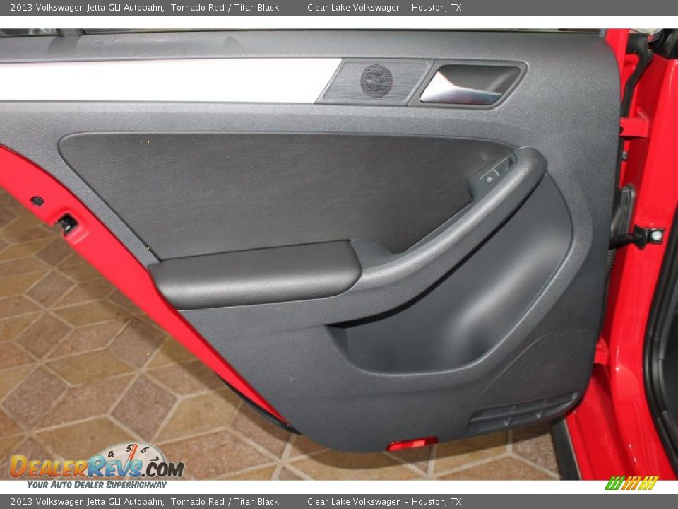 2013 Volkswagen Jetta GLI Autobahn Tornado Red / Titan Black Photo #28