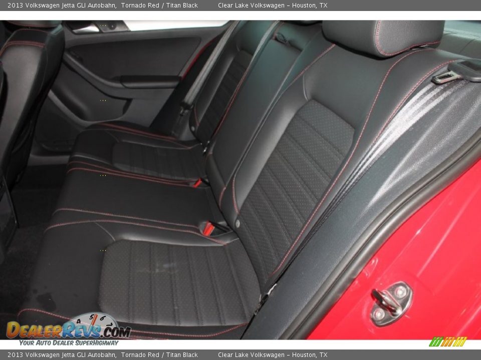 2013 Volkswagen Jetta GLI Autobahn Tornado Red / Titan Black Photo #30