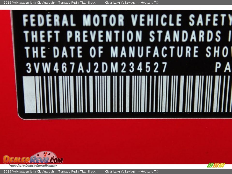2013 Volkswagen Jetta GLI Autobahn Tornado Red / Titan Black Photo #35