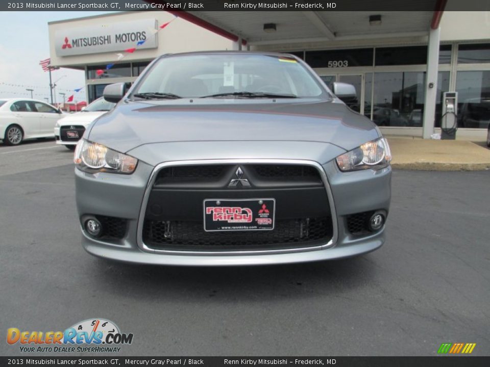 2013 Mitsubishi Lancer Sportback GT Mercury Gray Pearl / Black Photo #2