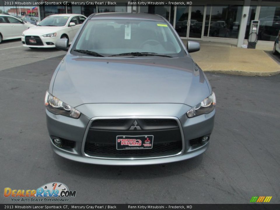 2013 Mitsubishi Lancer Sportback GT Mercury Gray Pearl / Black Photo #3
