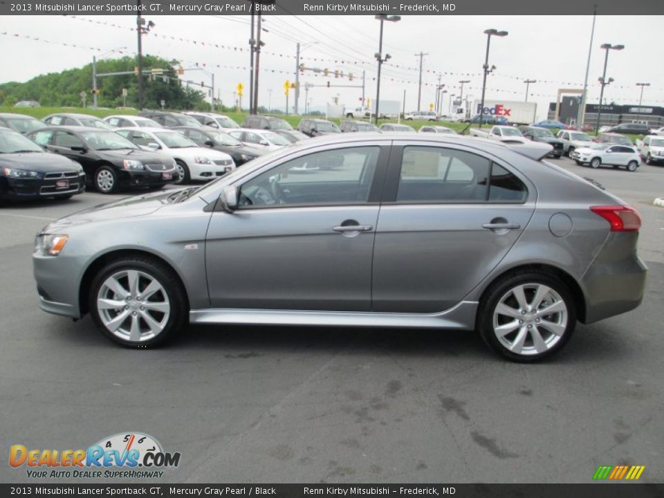 Mercury Gray Pearl 2013 Mitsubishi Lancer Sportback GT Photo #5