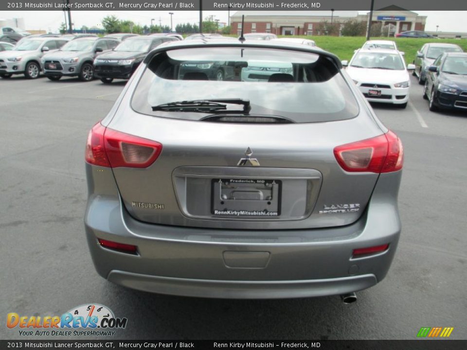 2013 Mitsubishi Lancer Sportback GT Mercury Gray Pearl / Black Photo #7