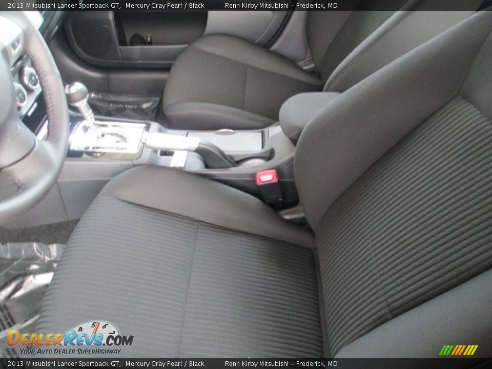 2013 Mitsubishi Lancer Sportback GT Mercury Gray Pearl / Black Photo #12
