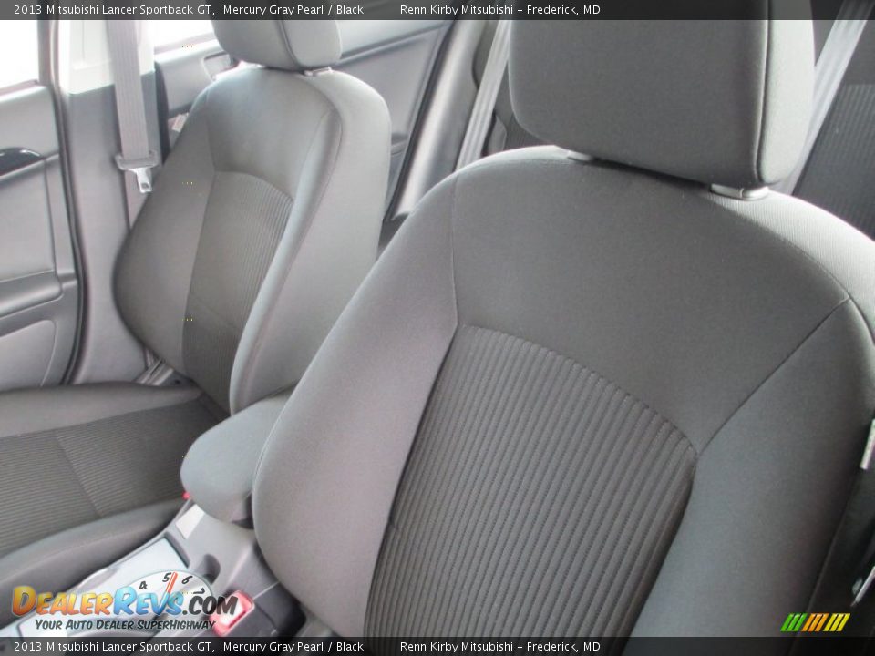2013 Mitsubishi Lancer Sportback GT Mercury Gray Pearl / Black Photo #14
