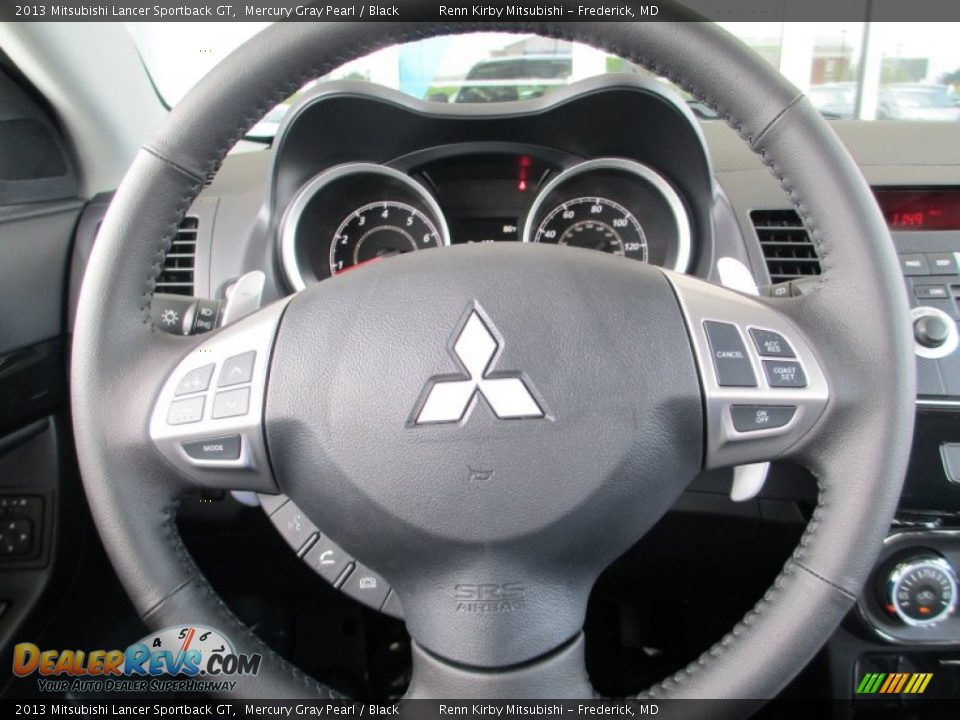 2013 Mitsubishi Lancer Sportback GT Steering Wheel Photo #20