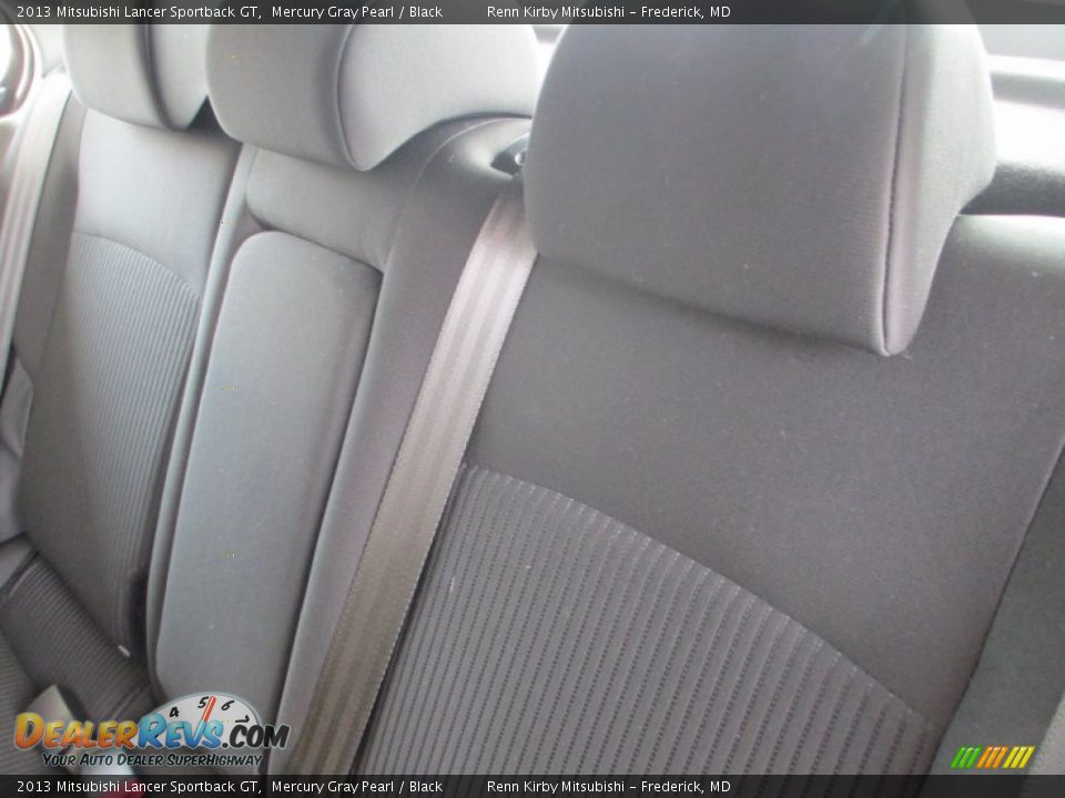 2013 Mitsubishi Lancer Sportback GT Mercury Gray Pearl / Black Photo #25
