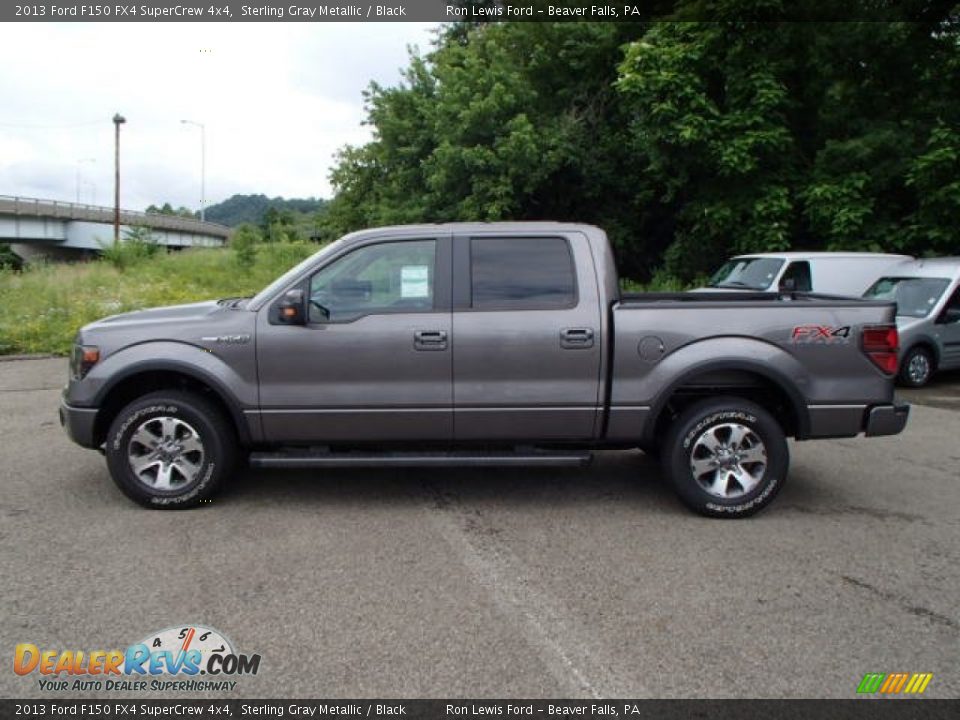 2013 Ford F150 FX4 SuperCrew 4x4 Sterling Gray Metallic / Black Photo #5