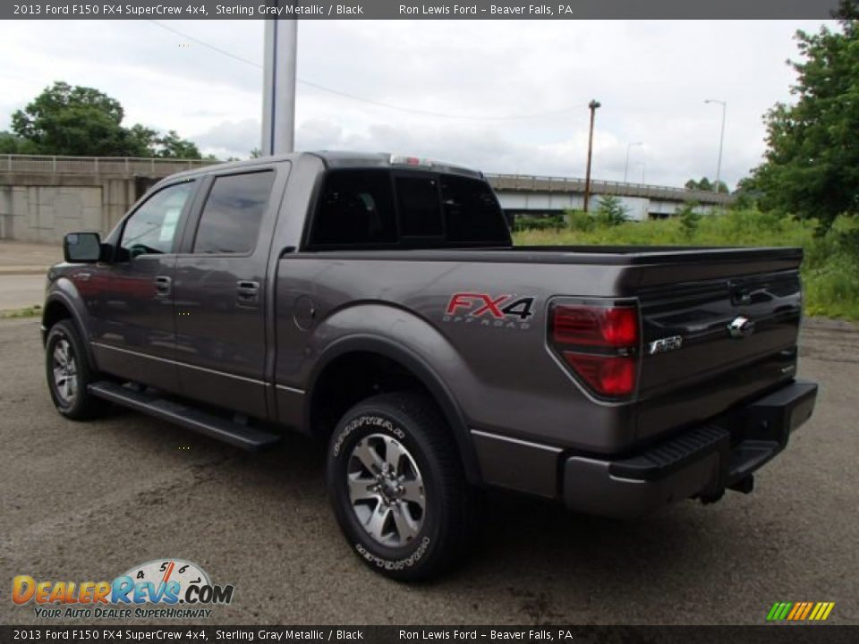 2013 Ford F150 FX4 SuperCrew 4x4 Sterling Gray Metallic / Black Photo #6
