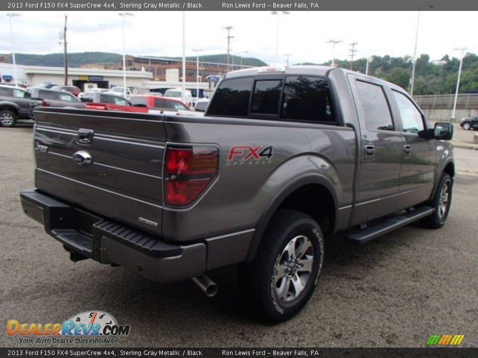 2013 Ford F150 FX4 SuperCrew 4x4 Sterling Gray Metallic / Black Photo #8