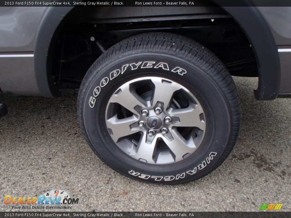 2013 Ford F150 FX4 SuperCrew 4x4 Sterling Gray Metallic / Black Photo #9