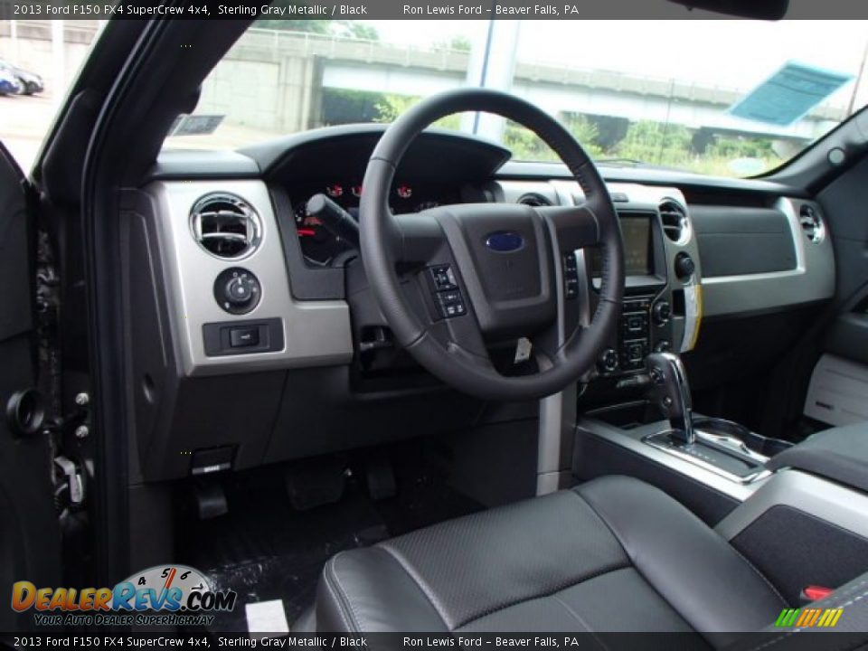 2013 Ford F150 FX4 SuperCrew 4x4 Sterling Gray Metallic / Black Photo #10