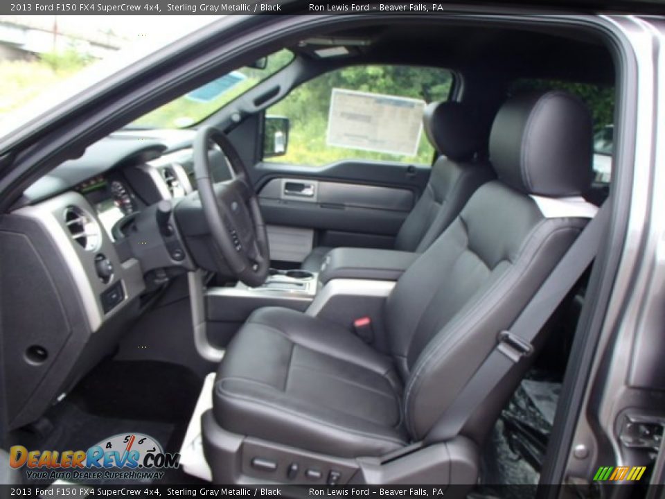 2013 Ford F150 FX4 SuperCrew 4x4 Sterling Gray Metallic / Black Photo #11