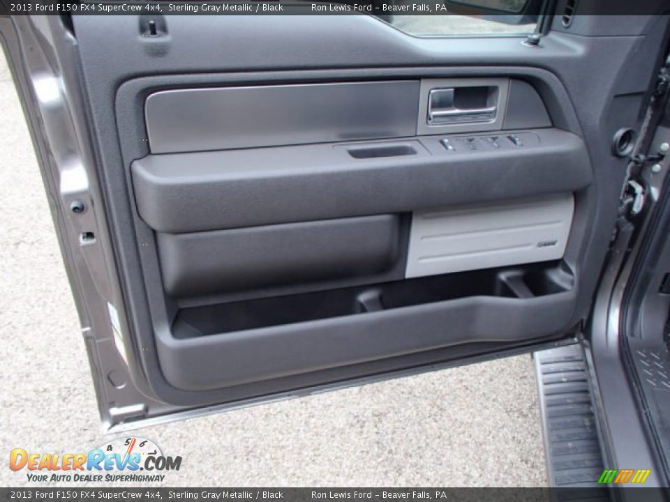 2013 Ford F150 FX4 SuperCrew 4x4 Sterling Gray Metallic / Black Photo #12