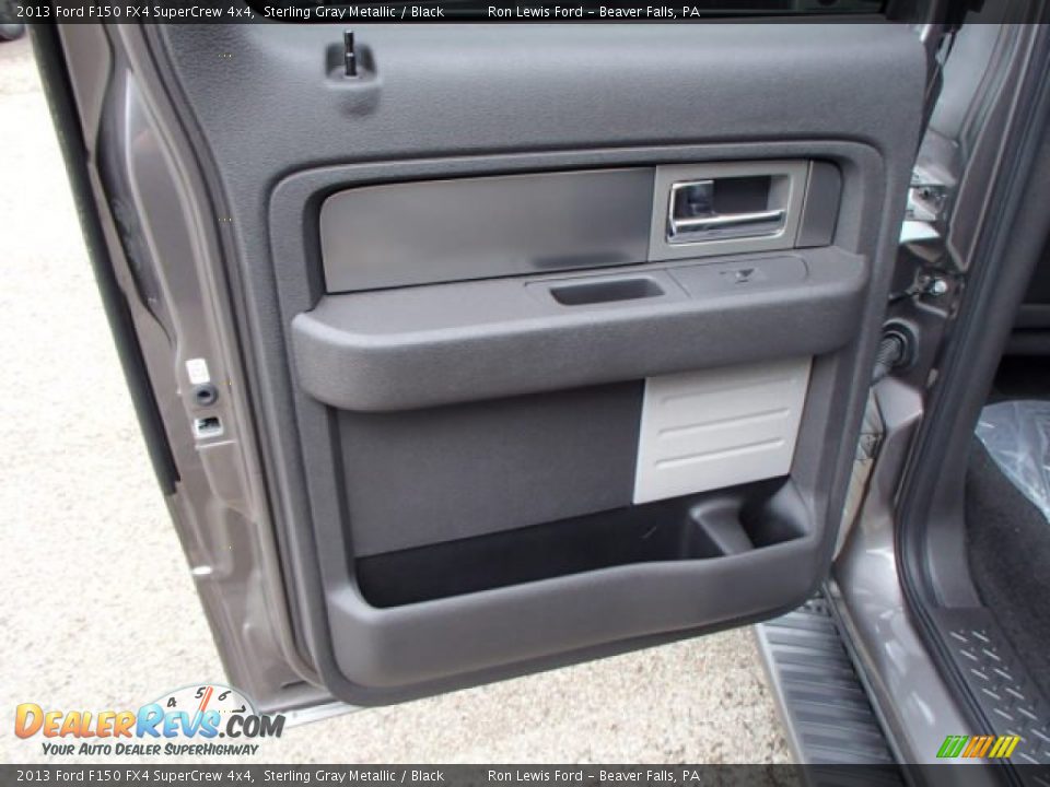 2013 Ford F150 FX4 SuperCrew 4x4 Sterling Gray Metallic / Black Photo #14