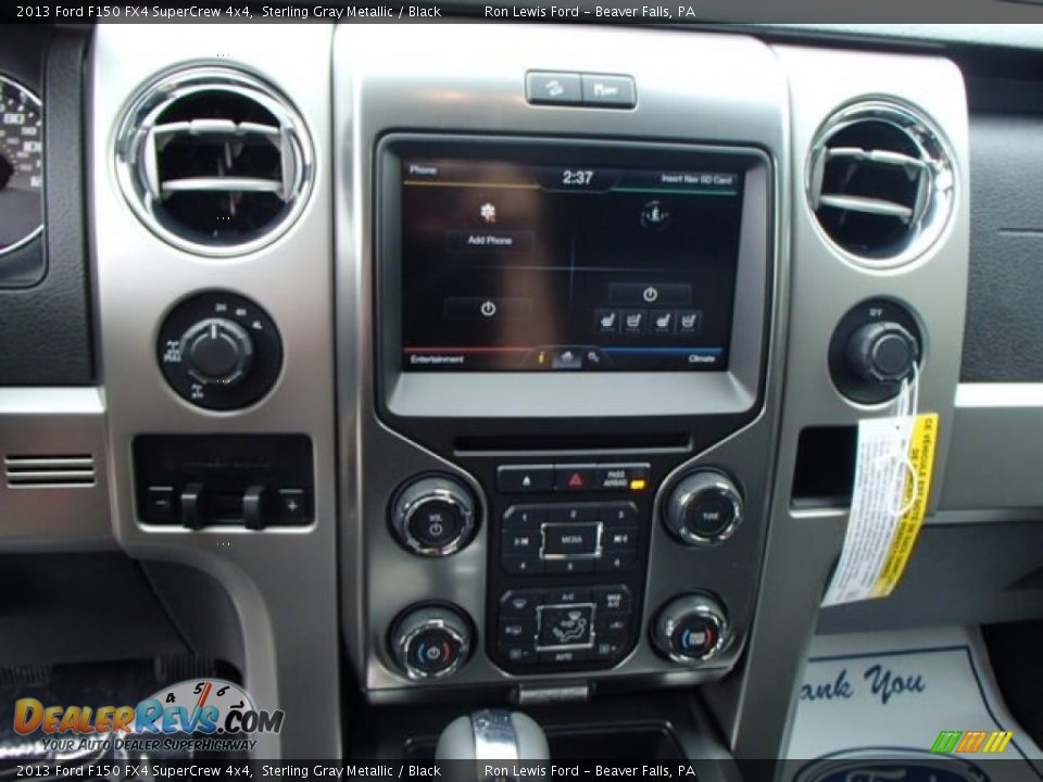 2013 Ford F150 FX4 SuperCrew 4x4 Sterling Gray Metallic / Black Photo #16