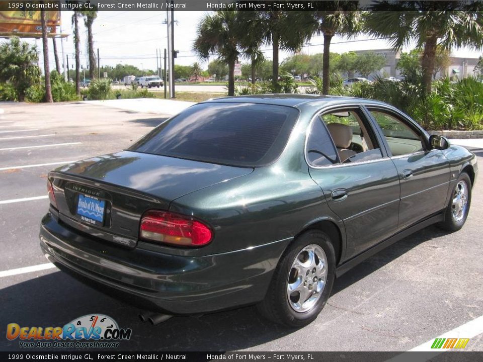 1999 Oldsmobile Intrigue GL Forest Green Metallic / Neutral Photo #3