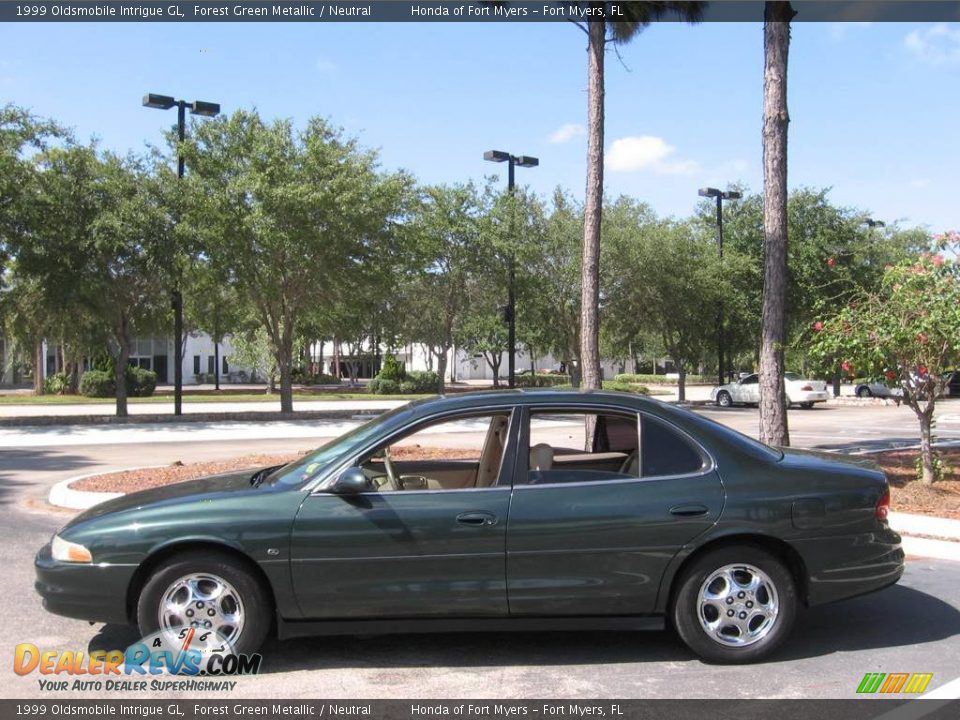 1999 Oldsmobile Intrigue GL Forest Green Metallic / Neutral Photo #5