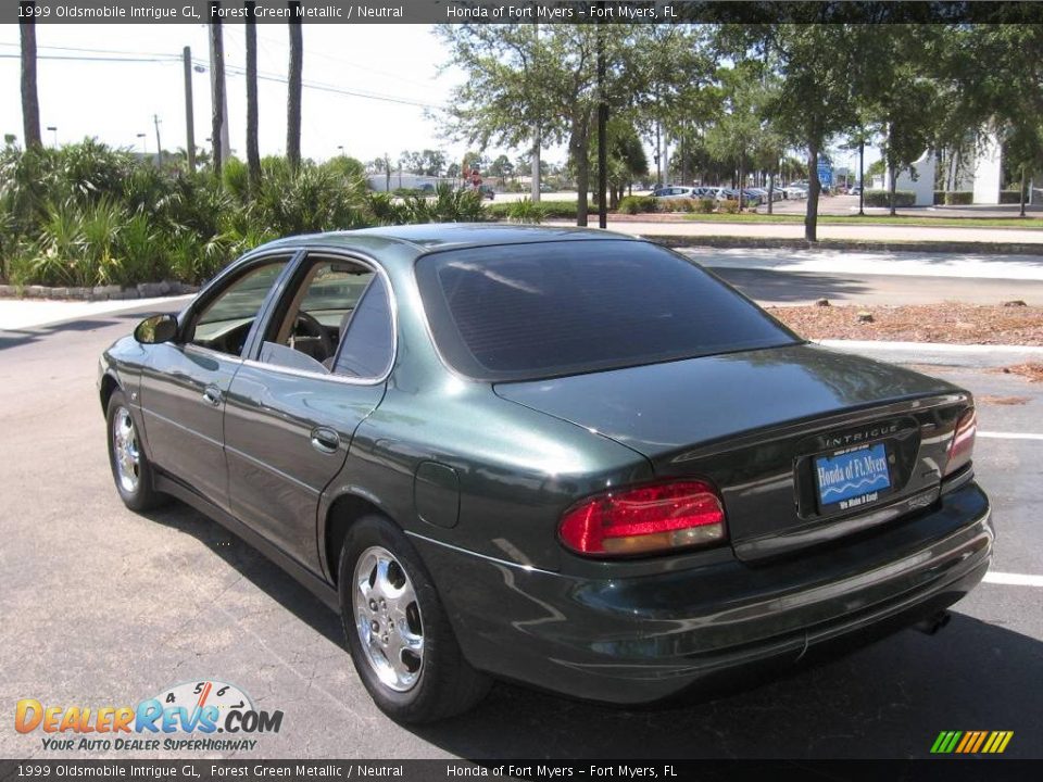 1999 Oldsmobile Intrigue GL Forest Green Metallic / Neutral Photo #6