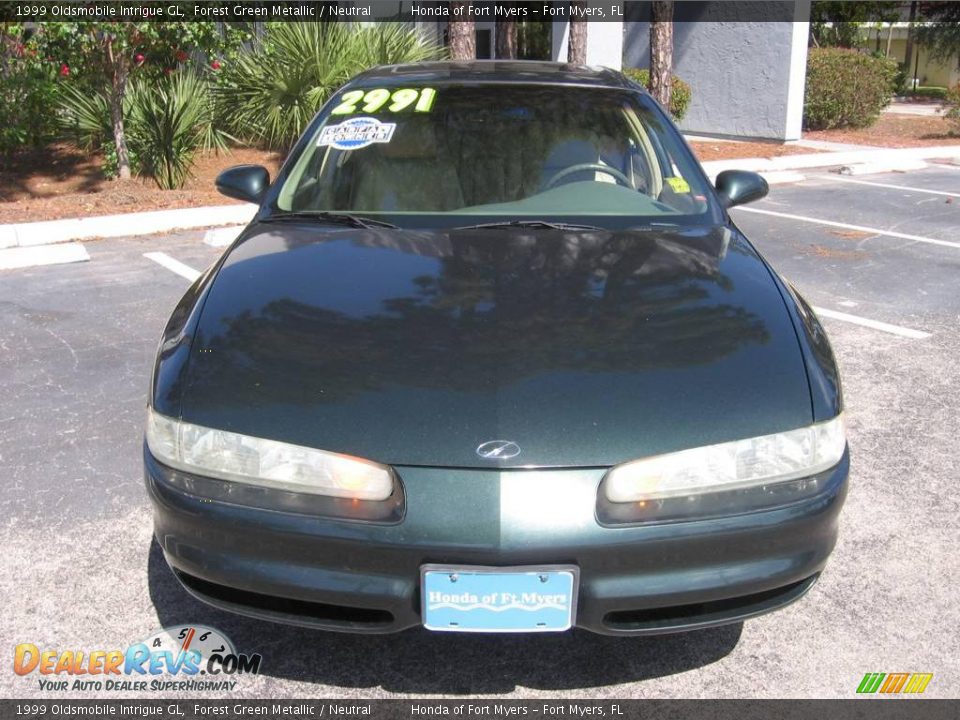 1999 Oldsmobile Intrigue GL Forest Green Metallic / Neutral Photo #7