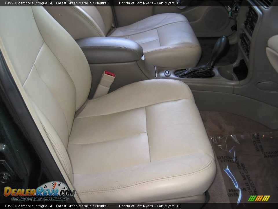 1999 Oldsmobile Intrigue GL Forest Green Metallic / Neutral Photo #10