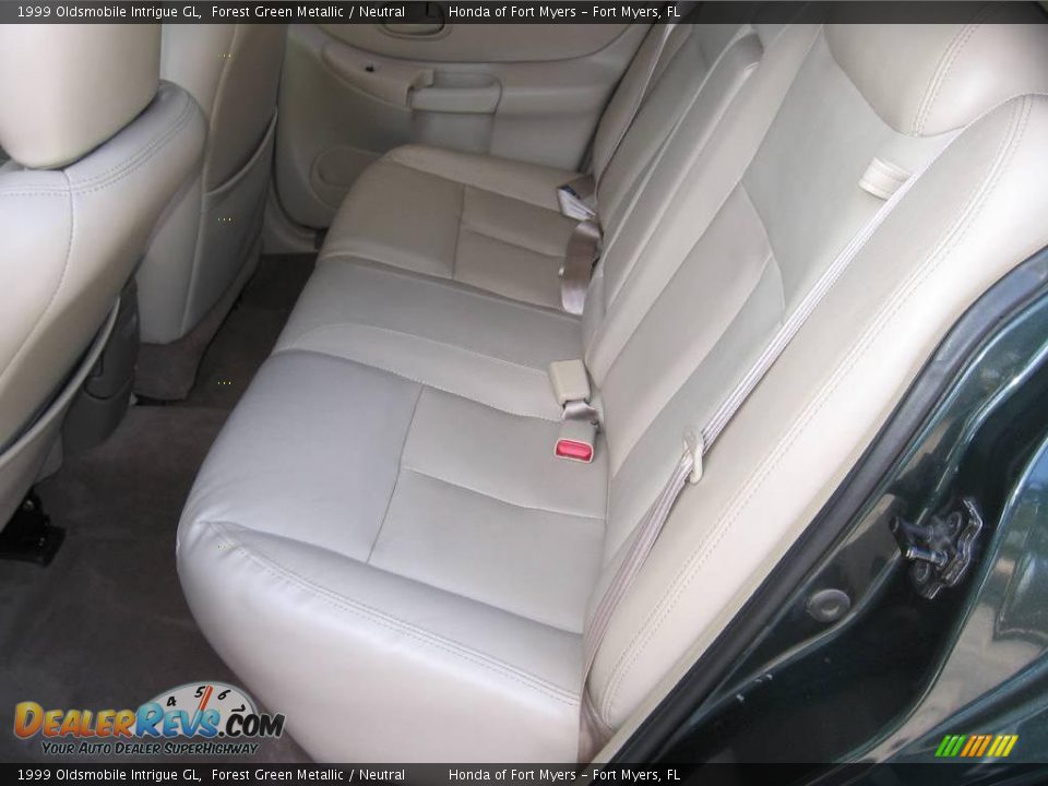 1999 Oldsmobile Intrigue GL Forest Green Metallic / Neutral Photo #11