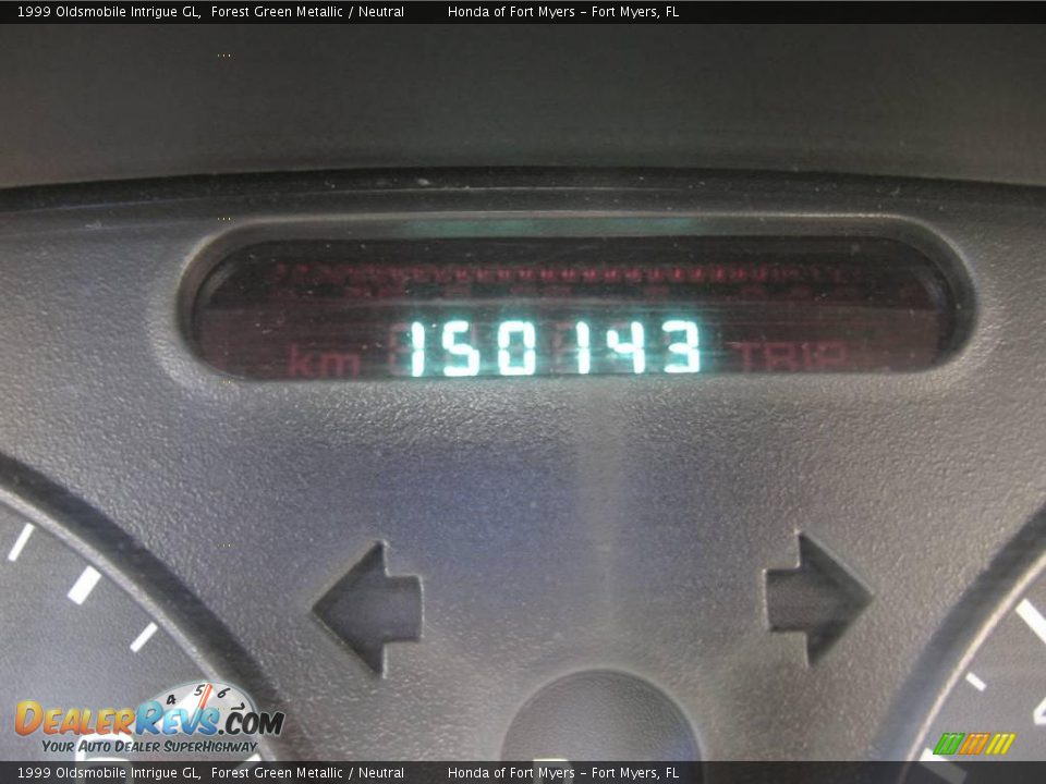 1999 Oldsmobile Intrigue GL Forest Green Metallic / Neutral Photo #15