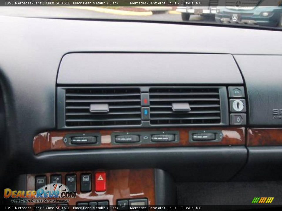 1993 Mercedes-Benz S Class 500 SEL Black Pearl Metallic / Black Photo #4