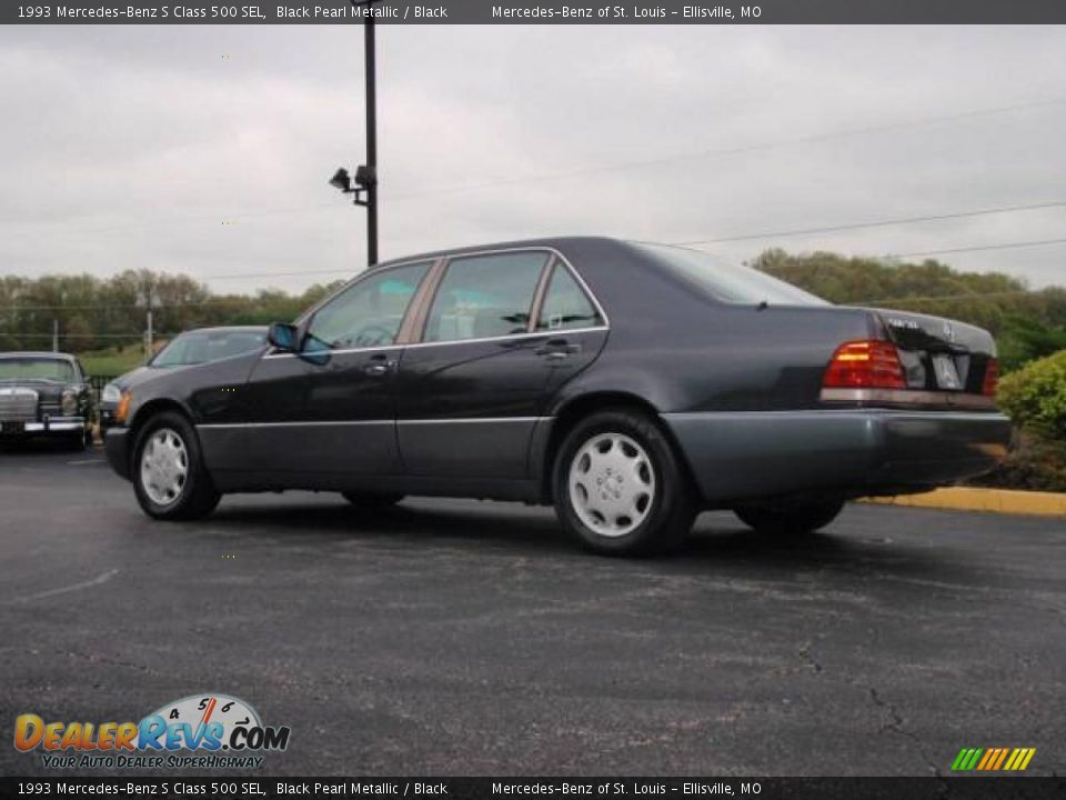 1993 Mercedes-Benz S Class 500 SEL Black Pearl Metallic / Black Photo #6