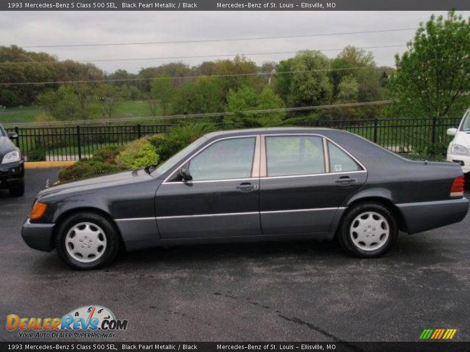 1993 Mercedes-Benz S Class 500 SEL Black Pearl Metallic / Black Photo #7