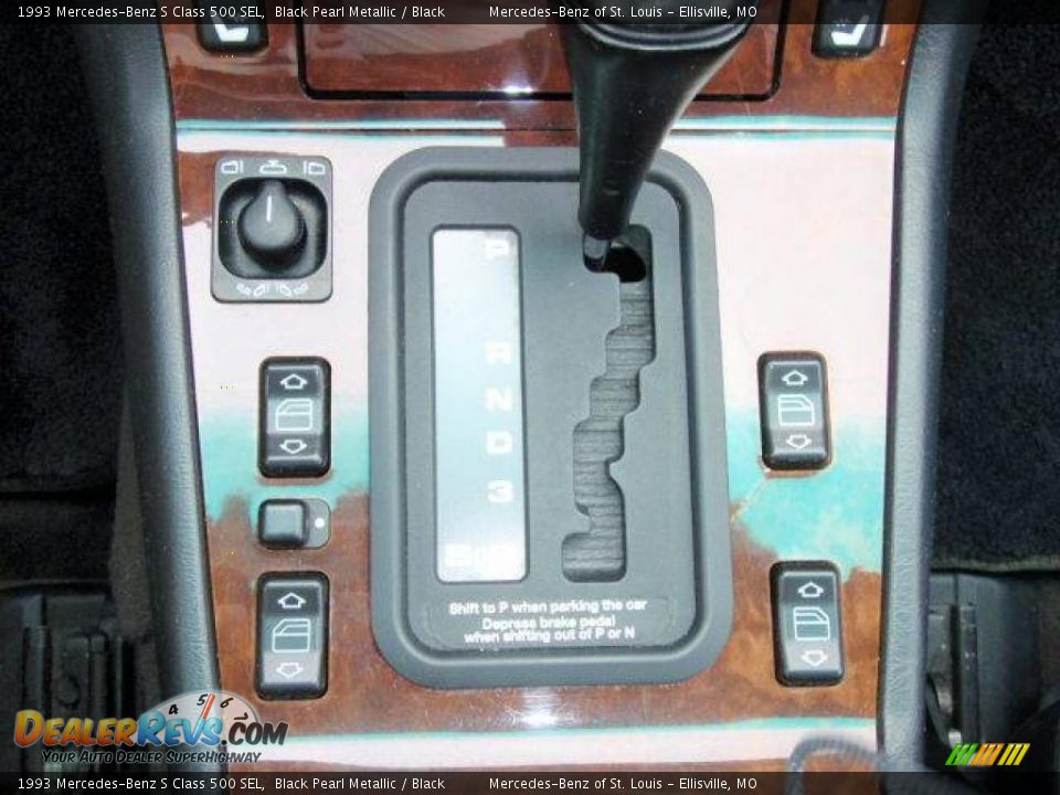 1993 Mercedes-Benz S Class 500 SEL Black Pearl Metallic / Black Photo #9