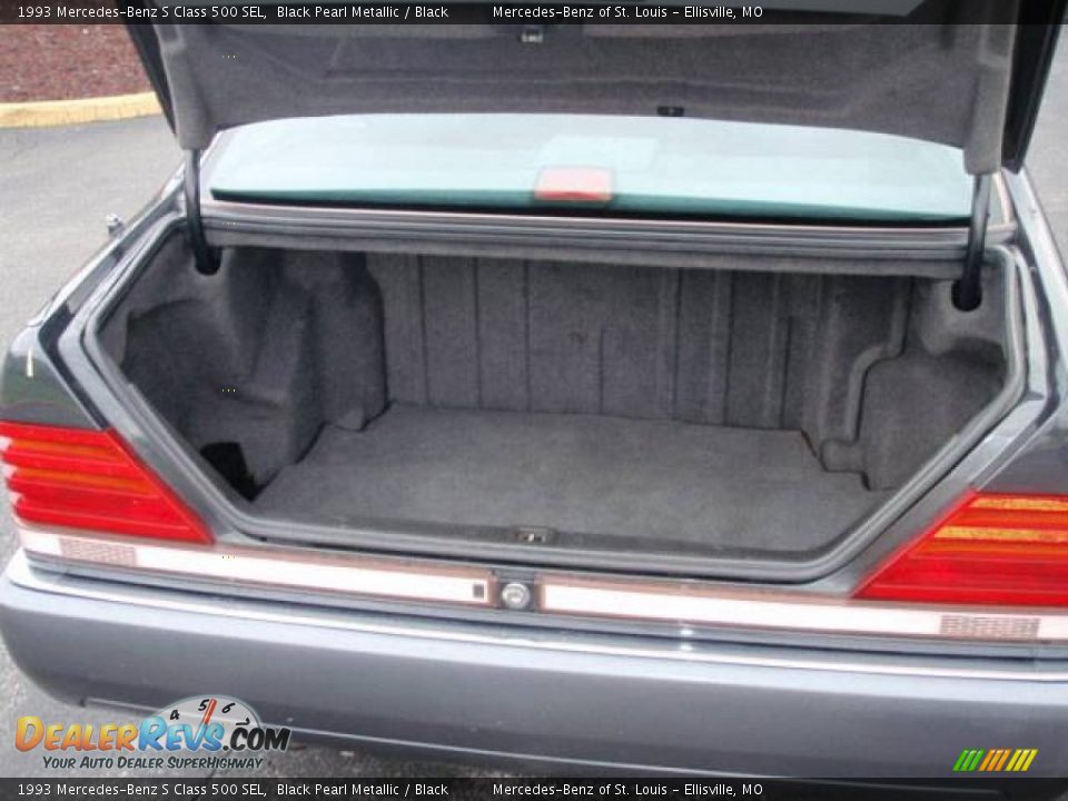 1993 Mercedes-Benz S Class 500 SEL Black Pearl Metallic / Black Photo #11