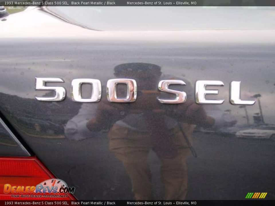 1993 Mercedes-Benz S Class 500 SEL Black Pearl Metallic / Black Photo #13