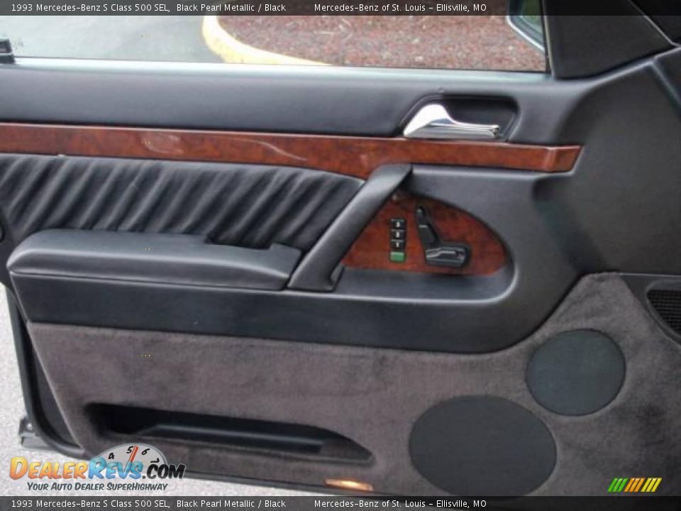 1993 Mercedes-Benz S Class 500 SEL Black Pearl Metallic / Black Photo #19