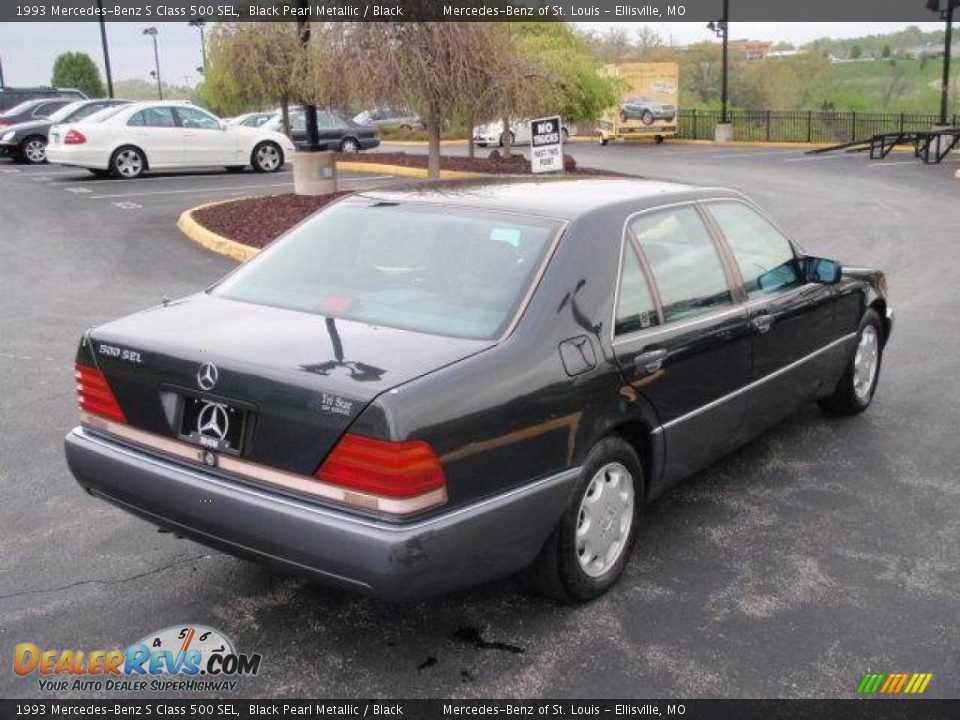 1993 Mercedes-Benz S Class 500 SEL Black Pearl Metallic / Black Photo #20