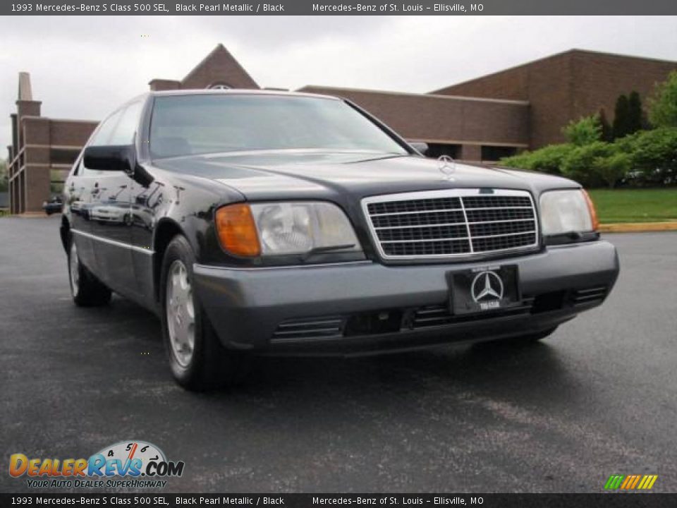 1993 Mercedes-Benz S Class 500 SEL Black Pearl Metallic / Black Photo #22