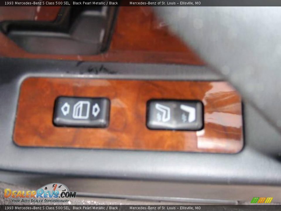 1993 Mercedes-Benz S Class 500 SEL Black Pearl Metallic / Black Photo #28