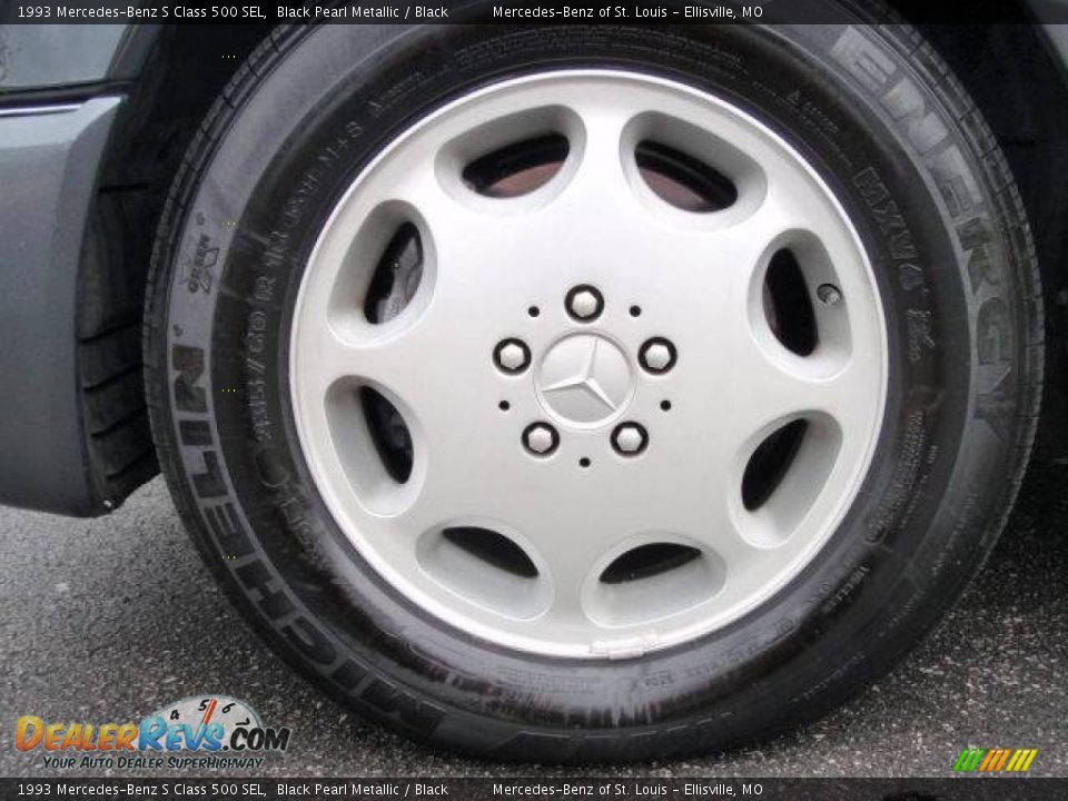 1993 Mercedes-Benz S Class 500 SEL Black Pearl Metallic / Black Photo #29