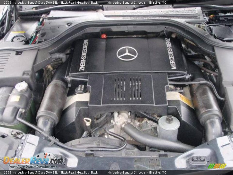 1993 Mercedes-Benz S Class 500 SEL Black Pearl Metallic / Black Photo #30