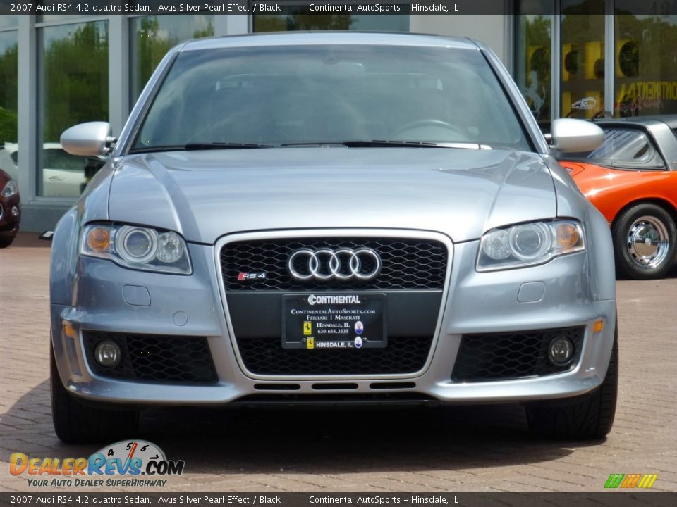 2007 Audi RS4 4.2 quattro Sedan Avus Silver Pearl Effect / Black Photo #10