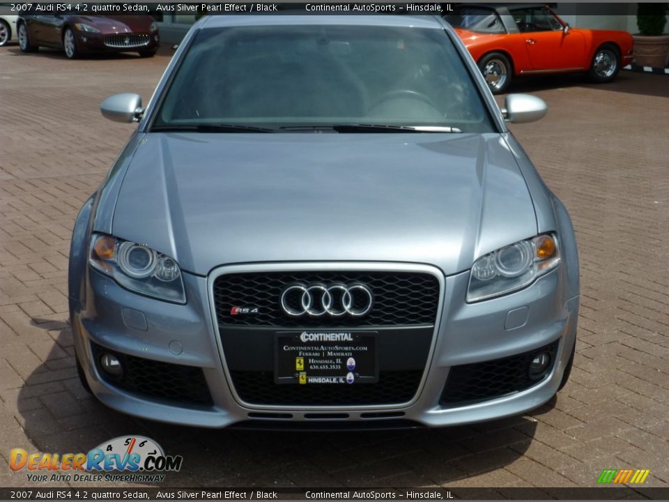 2007 Audi RS4 4.2 quattro Sedan Avus Silver Pearl Effect / Black Photo #11