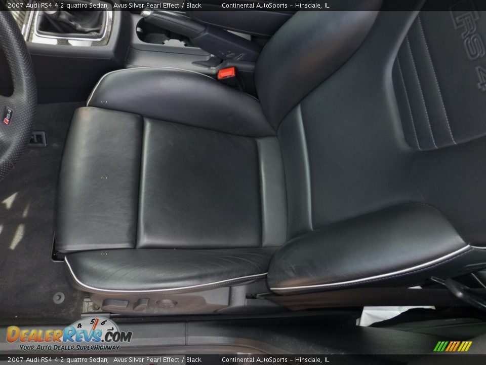 2007 Audi RS4 4.2 quattro Sedan Avus Silver Pearl Effect / Black Photo #17